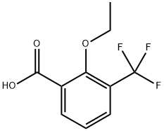 2-乙氧基-3-(三氟甲基)苯甲酸结构式