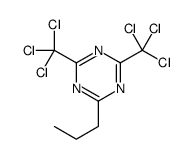 2-propyl-4,6-bis(trichloromethyl)-1,3,5-triazine Structure