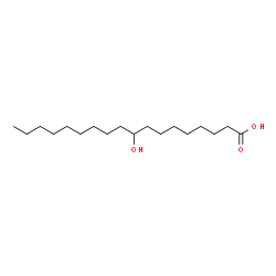 10(9)-hydroxystearic acid Structure