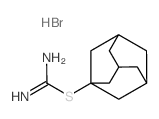 Carbamimidothioic acid,tricyclo[3.3.1.13,7]dec-1-yl ester, monohydrobromide (9CI) Structure