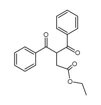 ethyl 4-oxo-4-phenyl-3-(phenylcarbonyl)butanoate结构式