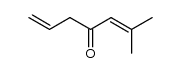 6-methyl-hepta-1,5-dien-4-one结构式