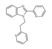 2-pyridin-2-yl-1-(2-pyridin-2-ylethyl)benzoimidazole structure