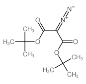 Propanedioicacid, 2-diazo-, 1,3-bis(1,1-dimethylethyl) ester结构式