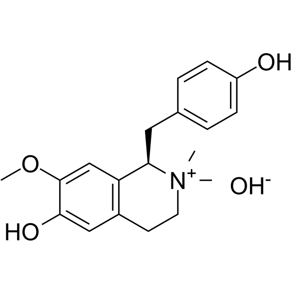 Lotusine hydroxide Structure