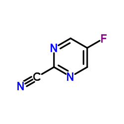 5-Fluoro-2-pyrimidinecarbonitrile Structure