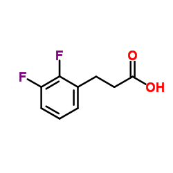 3-(2,3-Difluorophenyl)propanoic acid Structure