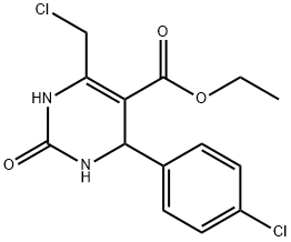 ETHYL 6-(CHLOROMETHYL)-4-(4-CHLOROPHENYL)-2-OXO-1,2,3,4-TETRAHYDROPYRIMIDINE-5-CARBOXYLATE Structure