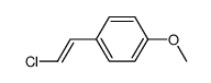 1-[2-chloroethenyl]-4-methoxybenzene Structure