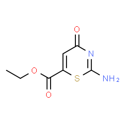 4H-1,3-Thiazine-6-carboxylicacid,2-amino-4-oxo-,ethylester(9CI) Structure