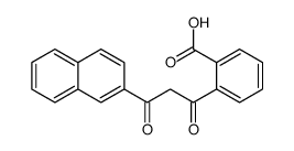 2-(3-naphthalen-2-yl-3-oxopropanoyl)benzoic acid结构式