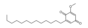 2-methoxy-6-tridecylcyclohexa-2,5-diene-1,4-dione Structure