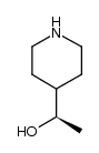 (R)-4-(1-hydroxy-ethyl)-piperidine structure