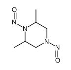 Piperazine, 2,6-dimethyl-1,4-dinitroso- (9CI) structure