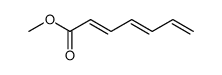 methyl 2,4,6-heptatrienoate结构式