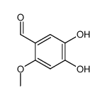 4,5-dihydroxy-2-methoxy-benzaldehyde Structure