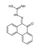 [(10-oxophenanthren-9-ylidene)amino]thiourea Structure