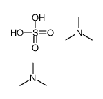 N,N-dimethylmethanamine,sulfuric acid结构式