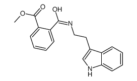 methyl 2-[2-(1H-indol-3-yl)ethylcarbamoyl]benzoate Structure