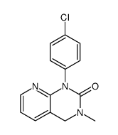 1-(4-chloro-phenyl)-3-methyl-3,4-dihydro-1H-pyrido[2,3-d]pyrimidin-2-one Structure