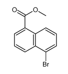 5-BROMO-NAPHTHALENE-1-CARBOXYLIC ACID METHYL ESTER Structure