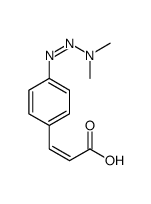 3-[p-(3,3-Dimethyl-1-triazeno)phenyl]propenoic acid结构式