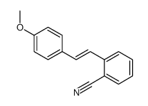 2-[2-(4-methoxyphenyl)ethenyl]benzonitrile Structure