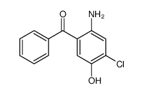 (2-amino-4-chloro-5-hydroxyphenyl)-phenylmethanone Structure