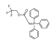 2,2,2-trifluoroethyl 2-(triphenyl-λ5-phosphanylidene)acetate结构式