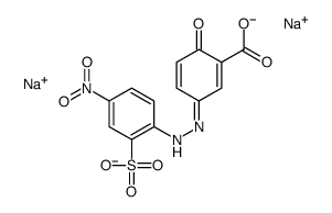 disodium 5-[(4-nitro-2-sulphonatophenyl)azo]salicylate picture