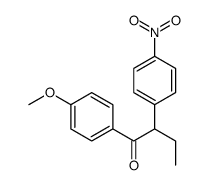 1-(4-methoxyphenyl)-2-(4-nitrophenyl)butan-1-one Structure