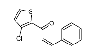 1-(3-chlorothiophen-2-yl)-3-phenylprop-2-en-1-one Structure