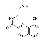 N-(2-aminoethyl)-8-hydroxyquinoline-2-carboxamide结构式