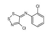 4-chloro-N-(2-chlorophenyl)dithiazol-5-imine Structure