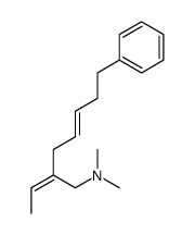 2-ethylidene-N,N-dimethyl-7-phenylhept-4-en-1-amine结构式