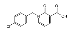 1-(4-chlorobenzyl)-2-oxo-1,2-dihydropyridine-3-carboxylic acid Structure