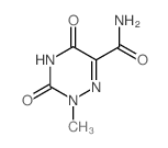 2-Methyl-3,5-dioxo-2,3,4,5-tetrahydro-1,2,4-triazine-6-carboxamide结构式