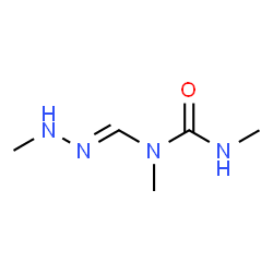 Urea, N,N-dimethyl-N-[(methylhydrazono)methyl]- (9CI) structure