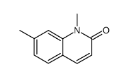 1,7-dimethyl-1H-quinolin-2-one结构式