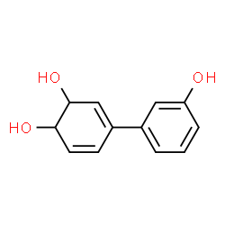 3,5-Cyclohexadiene-1,2-diol, 4-(3-hydroxyphenyl)- (9CI) structure