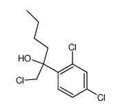 2-hydroxy-2-(2,4-dichlorophenyl) hexyl chloride结构式