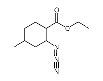 2-azido-4-methyl-cyclohexanecarboxylic acid ethyl ester结构式