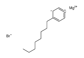 magnesium,octylbenzene,bromide structure