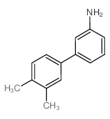 3',4'-DIMETHYLBIPHENYL-3-YLAMINE structure