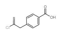 4-(2-CHLORO-ALLYL)-BENZOIC ACID结构式