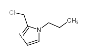 2-CHLOROMETHYL-1-PROPYL-1H-IMIDAZOLE结构式