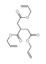 1,2,3-triprop-2-enyl propane-1,2,3-tricarboxylate结构式