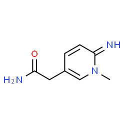 3-Pyridineacetamide,1,6-dihydro-6-imino-1-methyl-(9CI) structure