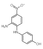 Phenol,4-[(2-amino-4-nitrophenyl)amino]- structure