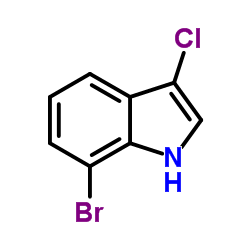 3-氯-7-溴吲哚结构式